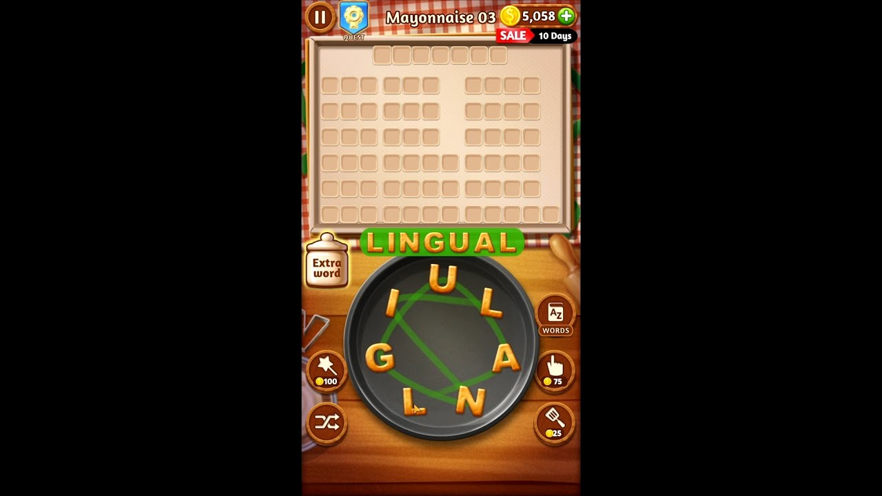 Word Cookies Mayonnaise Levels 17 Prodigious Chef Answers YouTube