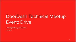 Drive API  DoorDash Developer Services