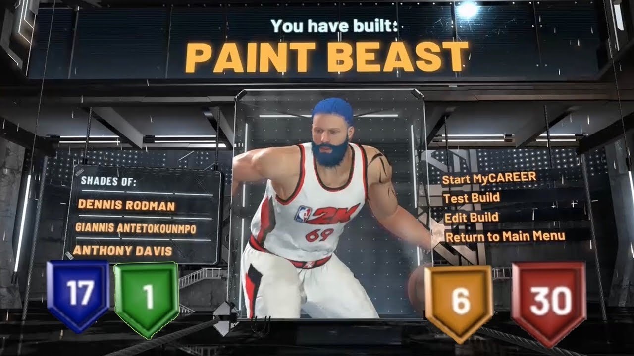 BEST PAINT BEAST BUILD ON NBA 2K21! YouTube