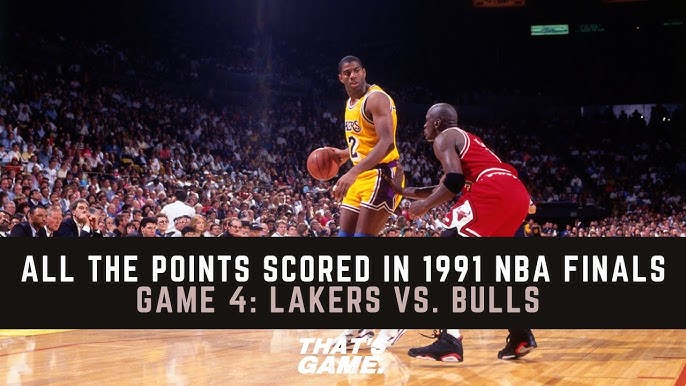 1991 Chicago Bulls vs. LA Lakers NBA Finals Game 3, Game 3 of the 1991 NBA  Finals - Chicago Bulls against Magic Johnson and the rest of the LA Lakers, By Michael Jeffrey Jordan