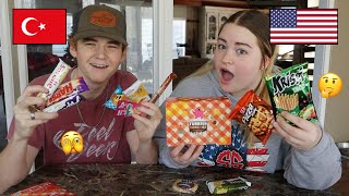 AMERICANS TRY TURKISH SNACKS!!! 🥴