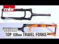 Top 100mm Travel Forks Unboxed | Mountain Bike Rider
