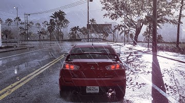 Need For Speed Heat Mitsubishi Lancer Evolution X test drive + customization options (NFS)