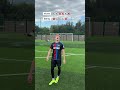 Horloge Freekick challenge🔥 #football #footballchallenge #soccer