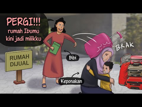 Azab Bibi Dzalim – Rumah kakak dikuasai, keponakan diusir pergi #HORORMISTERI | Animasi Kartun Hantu