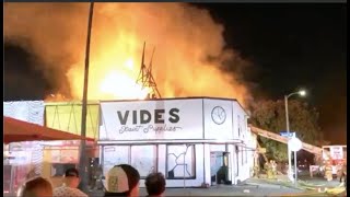 [LAFD] LAFD Prearrival and On Scene at Large Structure Fire