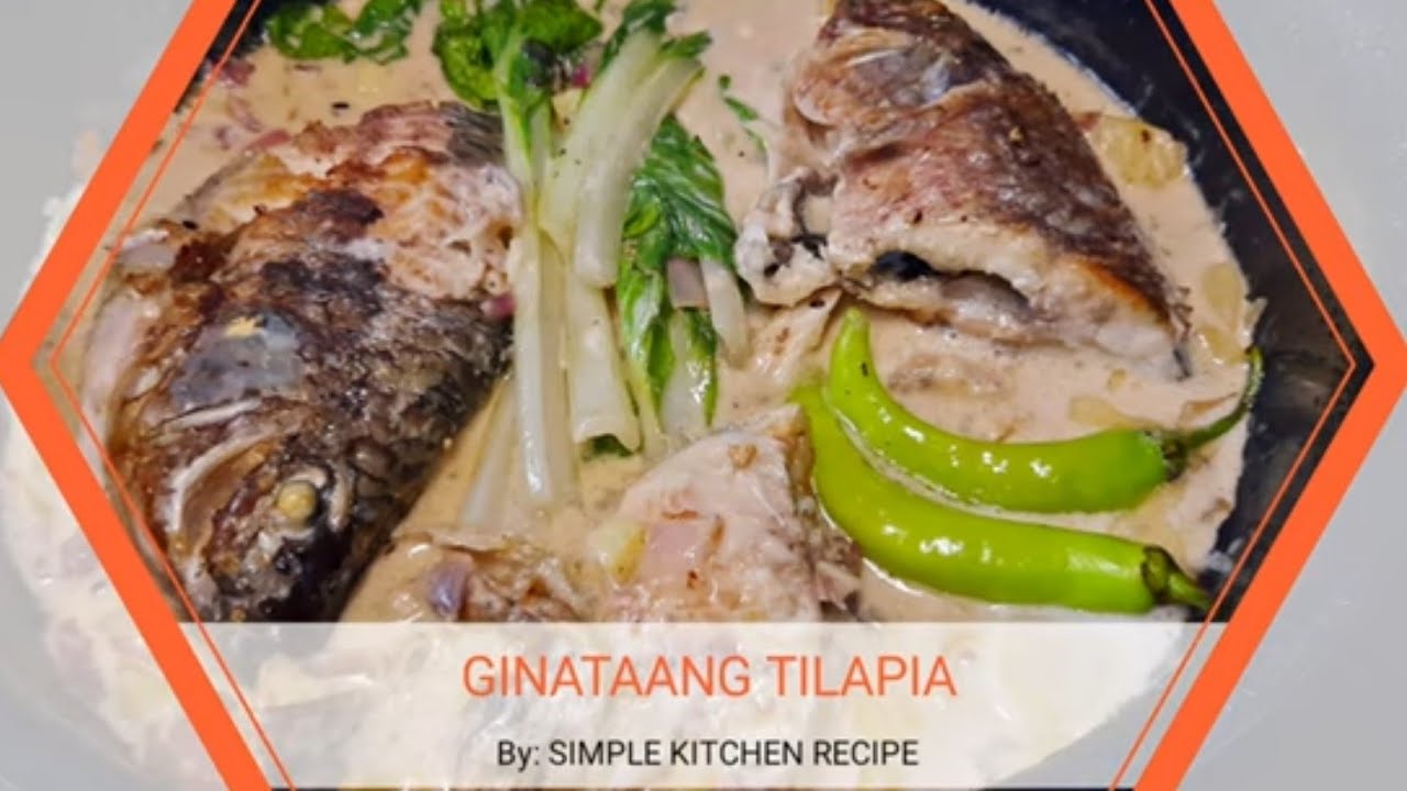 GINATAANG TILAPIA. SIMPLE RECIPE YouTube