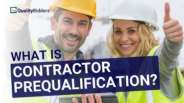 What is Contractor Prequalification?