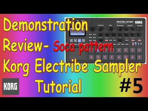 Korg Electribe Sampler  Demonstration Review Soca  ( 5 )-15