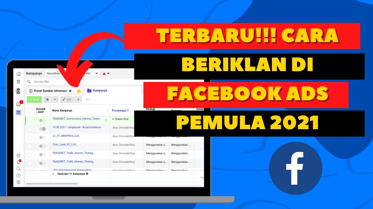 CARA MEMBUAT IKLAN DI FACEBOOK UNTUK PEMULA TERBARU 2021 LENGKAP - PANDUAN FACEBOOK ADS PEMULA