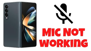 Samsung Z fold 4 Mic Not working on Calls & Recording Problem Fix