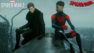 Miles Shows Peter His Into The Spider Verse Suit - Marvel's Spider-Man 2 (4K 60fps)