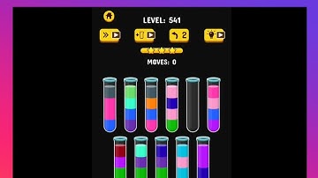 Color Water Sort 3D Level 541