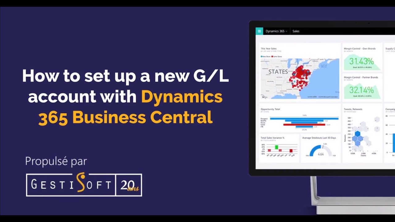 Dynamics 365 Business Central How to create GL accounts - YouTube