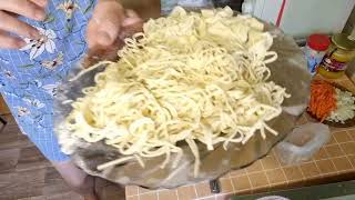 картинка: Домашняя лапша и вкуснейший гуляш.