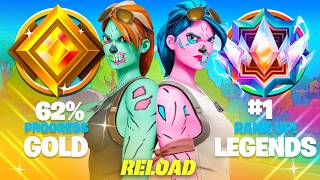 Gold to Unreal Legend Reload Speedrun But I Can Only Play Duos Fill...