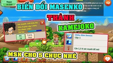 Ngọc Rồng Online - Cách mở skill đệ tử vào ngày x2 tránh ra chiêu masenko !