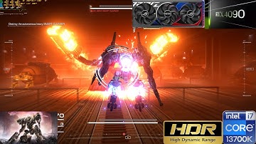 [4090|4K|HDR] Armored Core 6 - Infiltrate Grid 086 - EC-0804 Smart Cleaner Boss Fight [Ray Tracing]