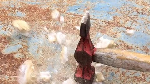 Slow Motion Video | Breaking Open Moroccan Geode