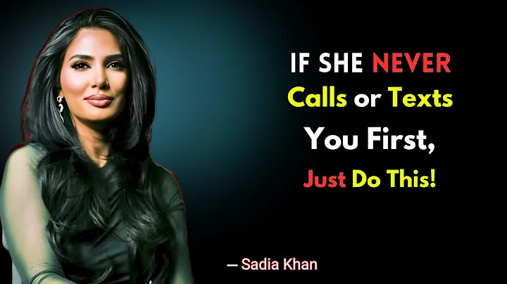 If She NEVER Calls Or Texts You First, Just Do This | Sadia Khan