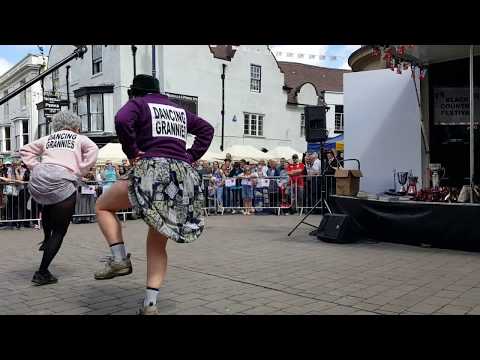 Hilarious Dancing Grannies Do Riverdance With Surprise Guest!