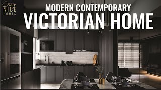 Peek Into A Stylish Modern Contemporary Home Sleek Open Concept Kitchen Hdb Home Tour