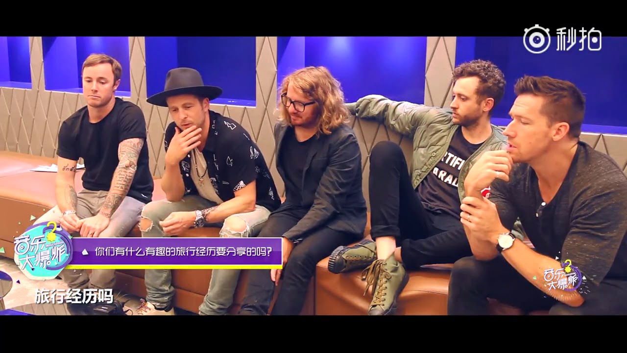 OneRepublic  - interview in Shanghai