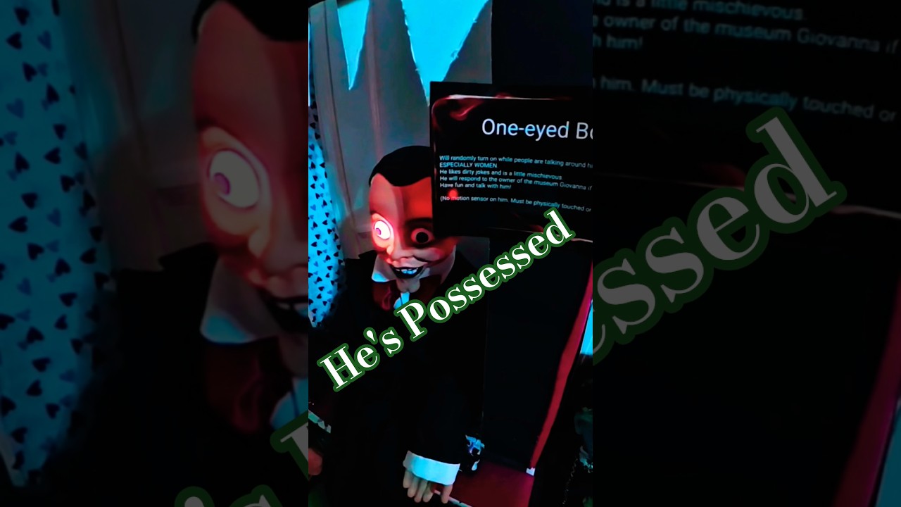 One-Eyed Bob has a trapped soul inside him #demon #evil #possessed