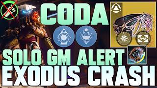 Prisamtic Warlock Lightning Surge Build | Solo GM Alert Exodus Crash | Destiny 2 Solipsism