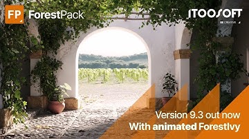 Forest Pack 9.3: Procedural Wind Animation & Smarter Scattering Explained