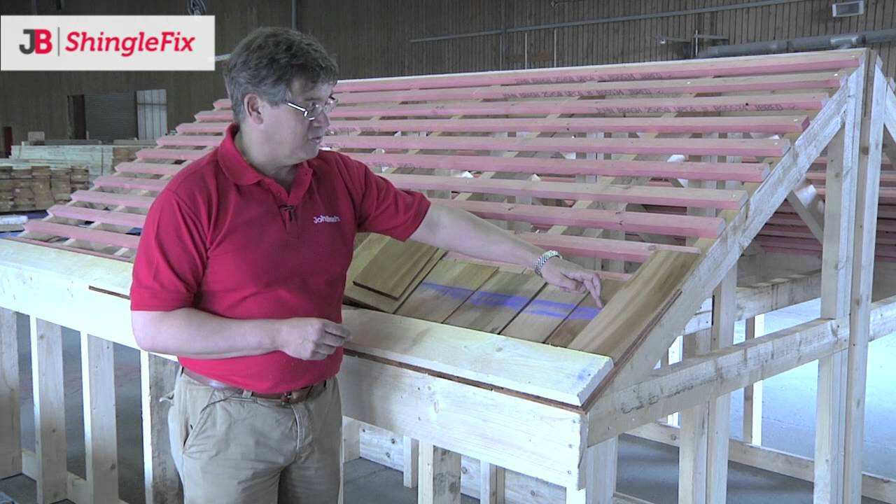 jb shinglefix - quick installation of cedar shingles - youtube