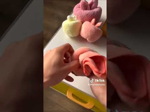 تطبيق فوط الحمام ع شكل تفاحة