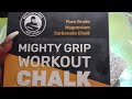 📢First Time Alert!📢 Mighty Grip Gym Chalk crush &bull; Crunchy crush &bull; powdery  #PlainChalkBlockParty