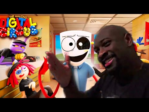 THE AMAZING DIGITAL CIRCUS - Ep 4: Fast Food Masquerade | REACTION!!!!! @GLITCH