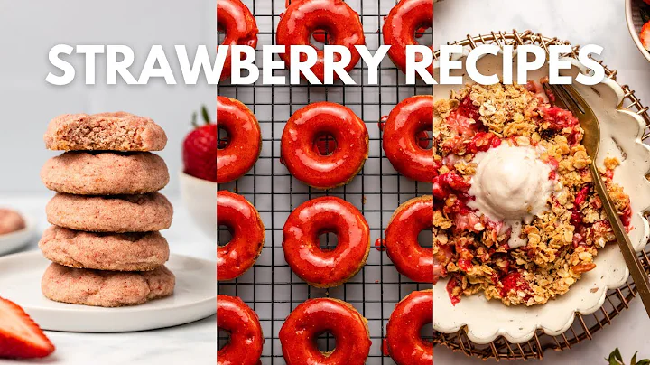Incredible Vegan Strawberry Dessert Recipes You NE...