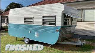 Rebuilding A Wrecked 1973 Millard caravan Finished