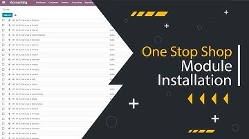 EU Mini One Stop Shop (MOSS) | Installing the module on Odoo 14