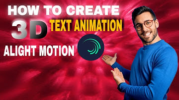 🔥 How to Create 3D Text Animation in Alight Motion | Step-by-Step Tutorial 🔥