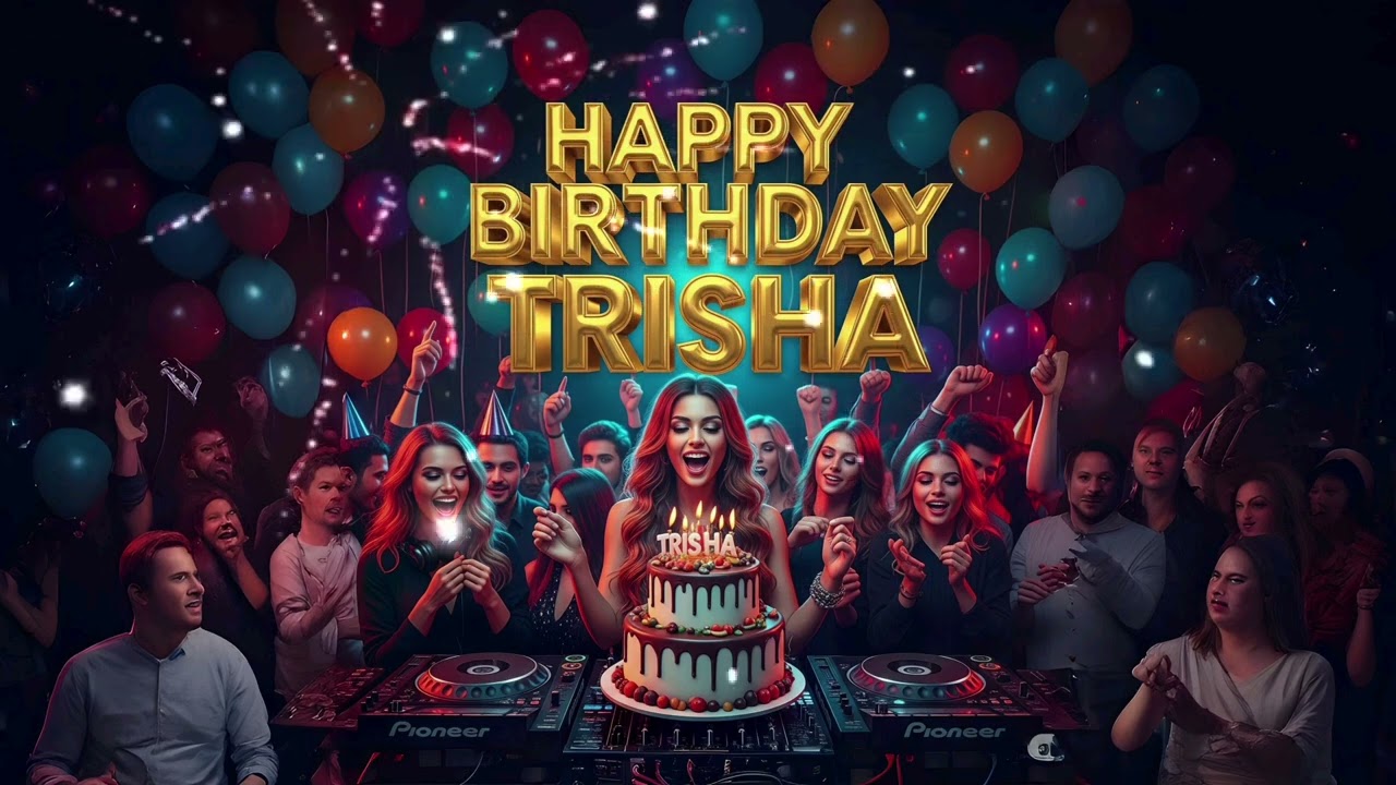 Happy Birthday Trisha | New Birthday Song | Special Birthday Song | Celebration Birthday Song