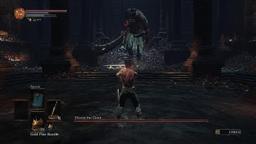 Dark Souls 3 (SL1) - Yhorm the Giant [No hit | No Storm Ruler]