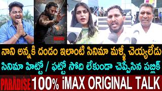 Paradise Original Public Talk | Nani | Paradise Review | Paradise Public Review | Paradise Rating