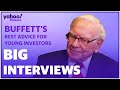 Warren Buffett says, 'proper attitude,' is what's most important for young investors