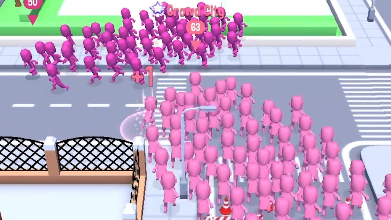 Crowd City World Record 1450+ Map Control: 100.00% 