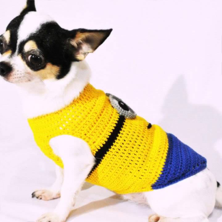 Despicable Me Minions Dog Costumes Crochet YouTube