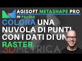 Agisoft Metashape - Colora una nuvola di punti con un raster (non è un ortomosaico ma esposizioni)
