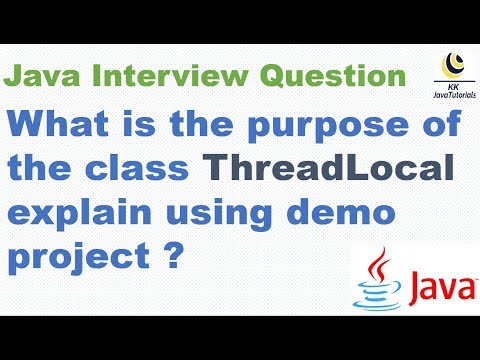 Video: Vad är användningen av ThreadLocal?