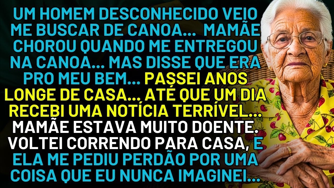 HISTÓRIA REAL DESTA AVÓ 👵💔 FUI  LEVADA DE CANOA PELO RIO…PASSEI 2 ANOS LONGE… ATÉ QUE VEIO A NOTÍCIA