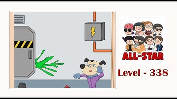 Brain test all star level 338 Save the dog from the alien symbiote attack!