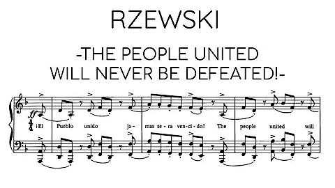 Frederic Rzewski - The People United Will Never Be Defeated (Hamelin)