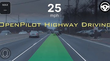 Openpilot Highway Self-Driving (Honda CRV with Comma Three)